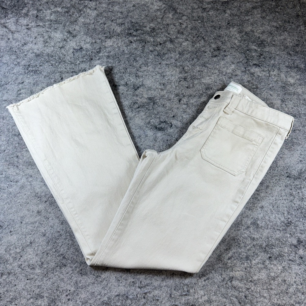 REgeneration Celebrity Pink Jeans Women's 13 Flower High Rise Button Fly‎ Flare